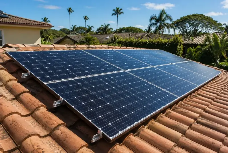 Installation de panneaux solaires à Maulévrier